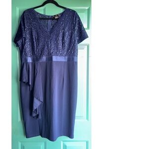 Miss May 2x navy dress new